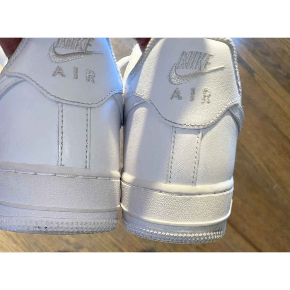 Nike Air Force 1 Low Top Sneakers Mens 8.5 White Shoes CW2288-111